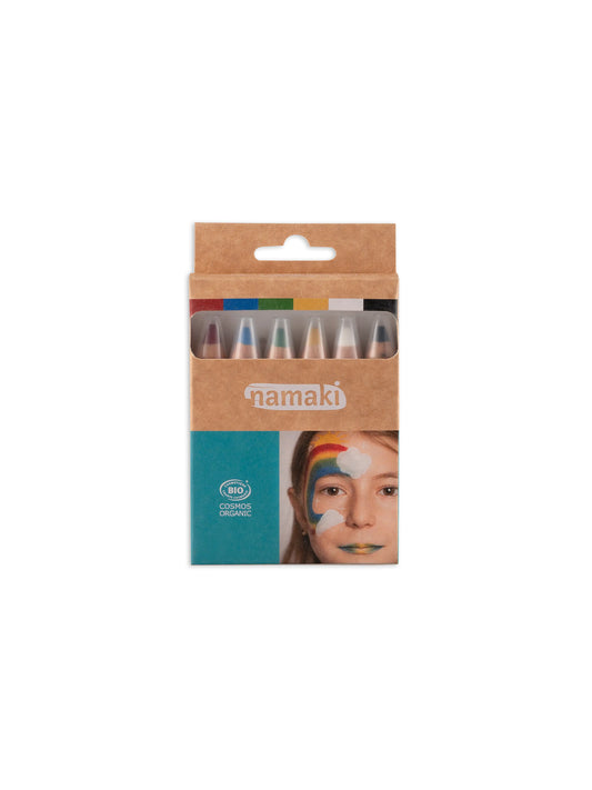 SET 6 RAINBOW MAKEUP PENCILS 