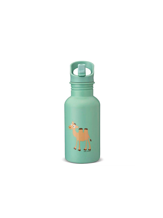 BOTELLA CON PAJITA DE ACERO INOX CAMEL