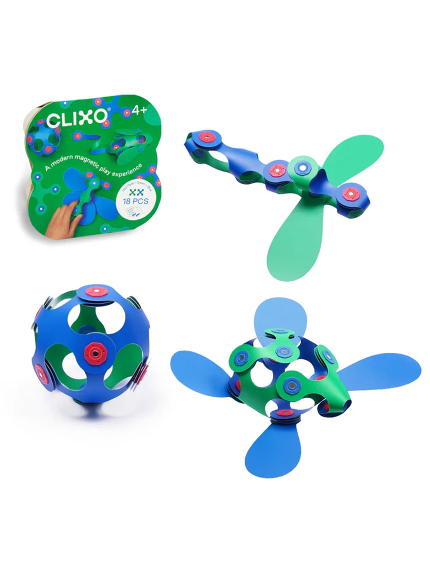 CLIXO ITSY PACK VERDE/AZUL