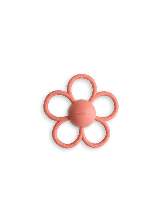 DAISY DUSTY ROSE RATTLE TEETHER