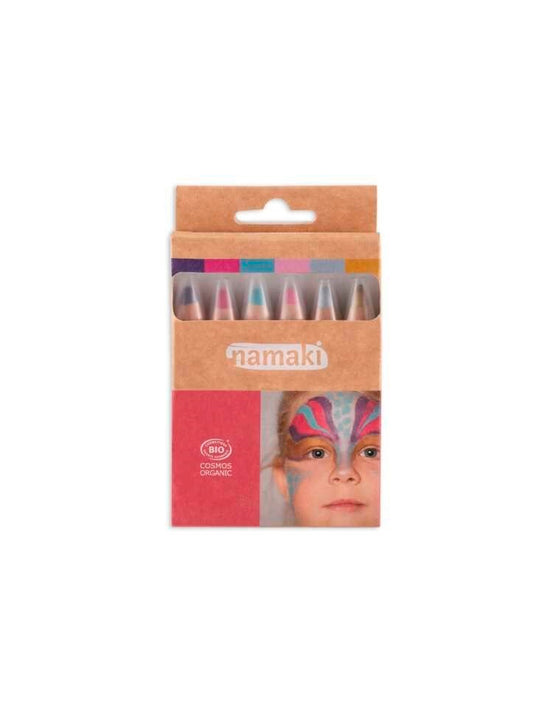 SET 6 RAINBOW MAKEUP PENCILS 