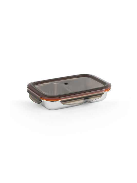 TUPPER STAINLESS STEEL 2 COMPARTMENTS