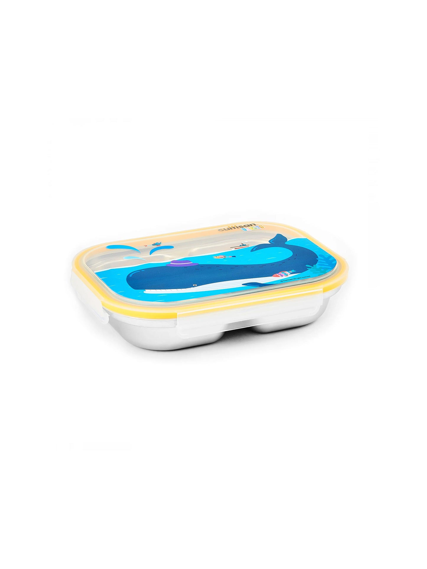 TUPPER WHALE STAINLESS STEEL 3 COMPARTMENTS