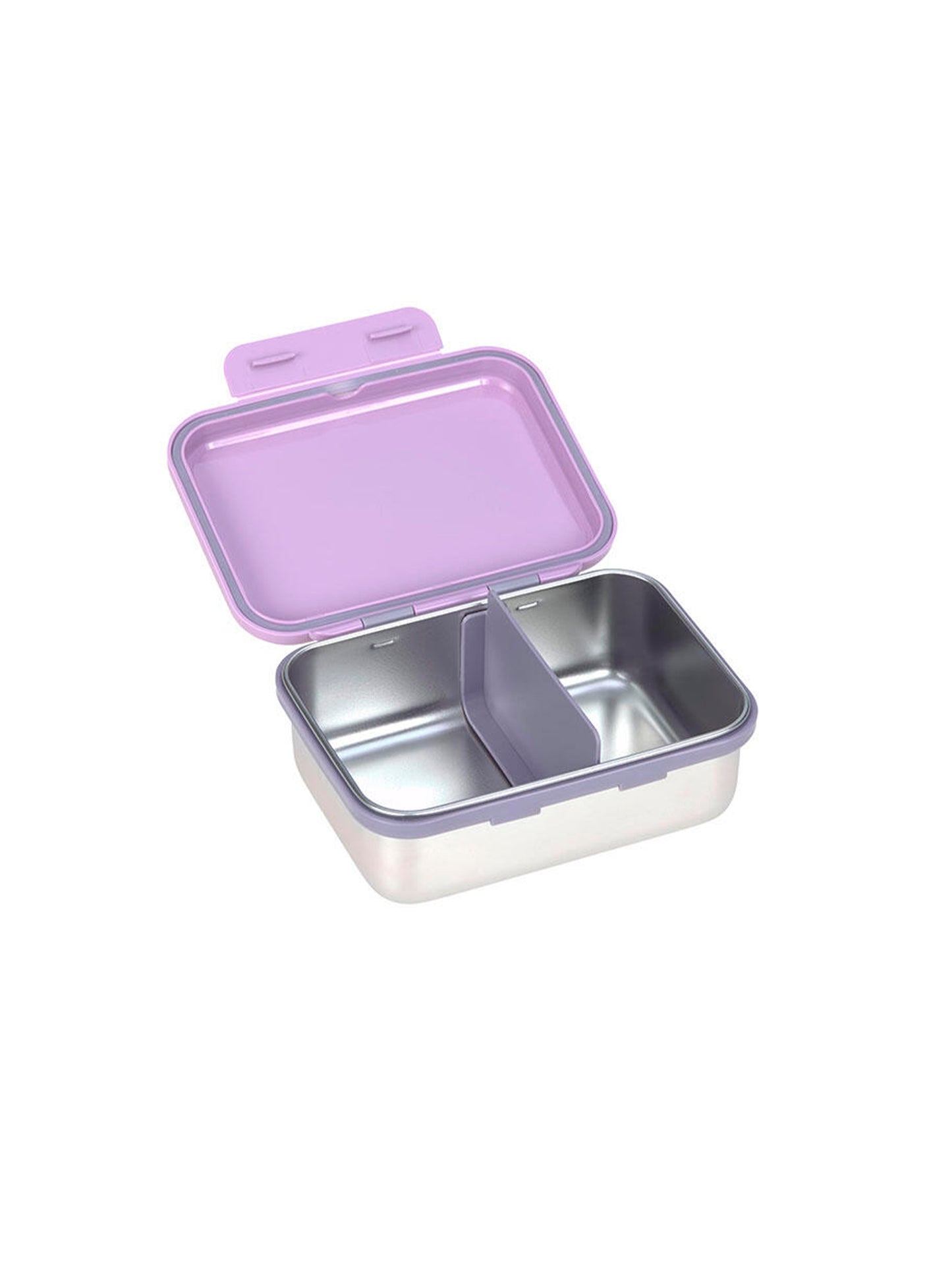 TUPPER-CAJA ALMUERZO ACERO INOX HEART LILAC