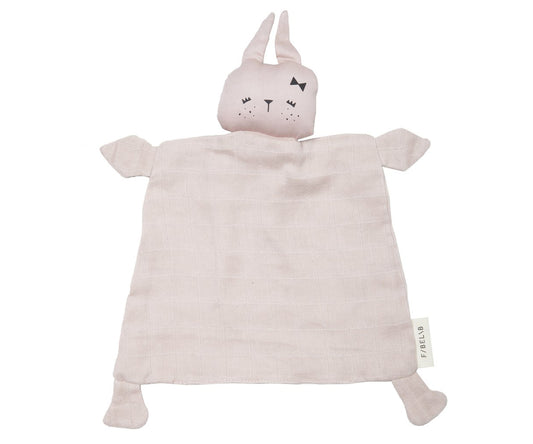 DOUDOU ANIMAL BUNNY MAUVE ALGODÓN ORGÁNICO Kidsme Store KIDSME